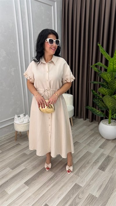 LATTE CHIC ELBİSE KREM