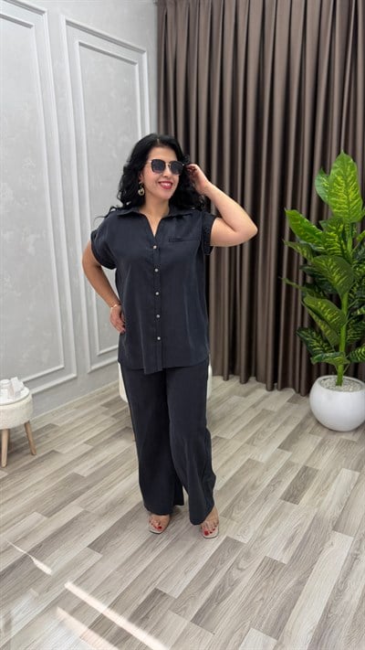 MARELLA PREMIUM TENSEL TAKIM SİYAH