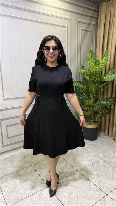 NOIR ELEGANCE ELBİSE SİYAH