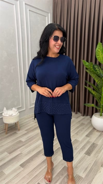 QUEEN COMFORT TAKIM LACİVERT                                                                                                                                                                                                                 