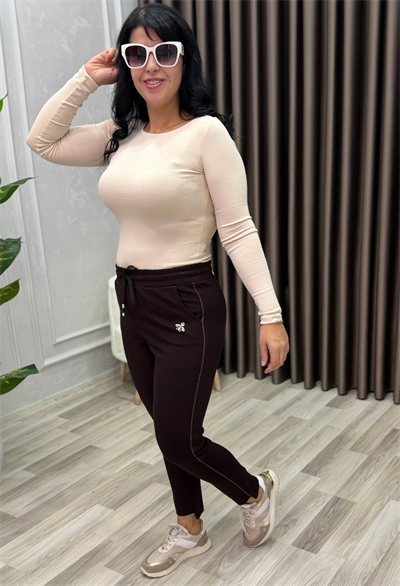 SOFT LINE PREMIUM ARILI PANTOLON KAHVERENGİ