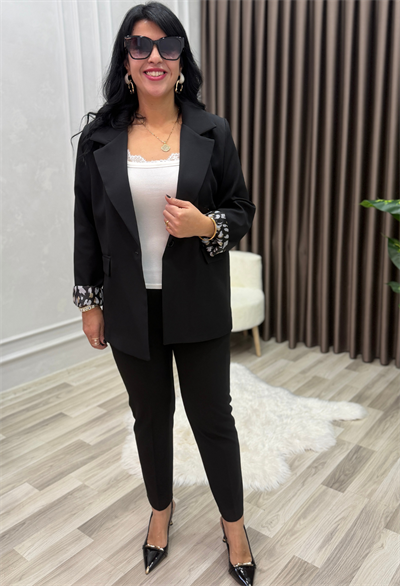 Stilora Blazer Ceket Siyah