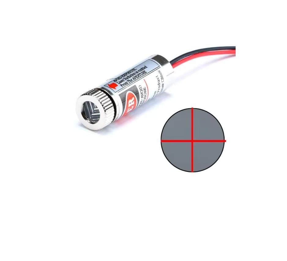 Kırmızı Çapraz Cross Lazer 5v 650nm-5 mW