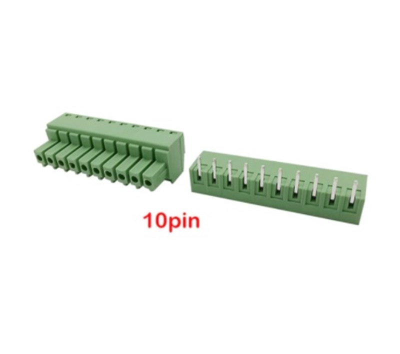 10 Pin 3.81mm 90' Geçmeli Takım Klemens