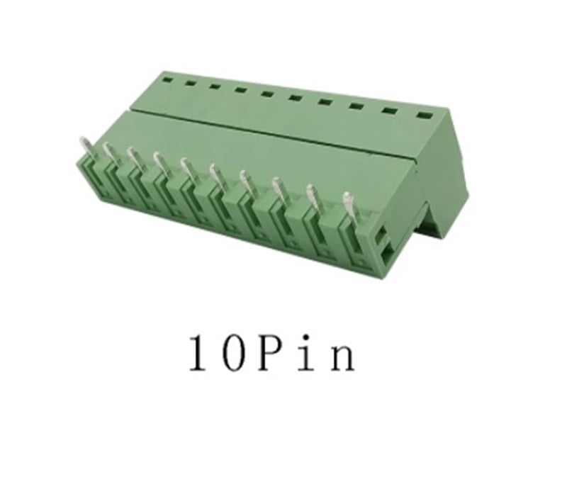 10 Pin 5,08mm 90' Geçmeli Takım Klemens
