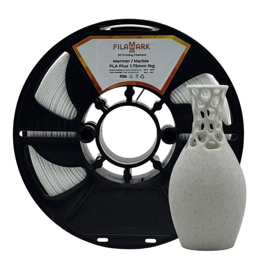 FilaMark PLA Plus Filament Mermer 1.75mm 1Kg
