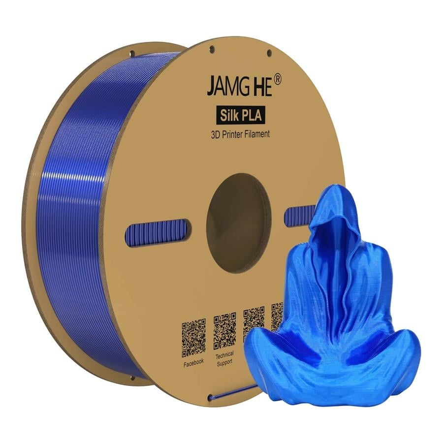 JAMG HE Silk PLA Mavi Filament 1.75mm 1Kg