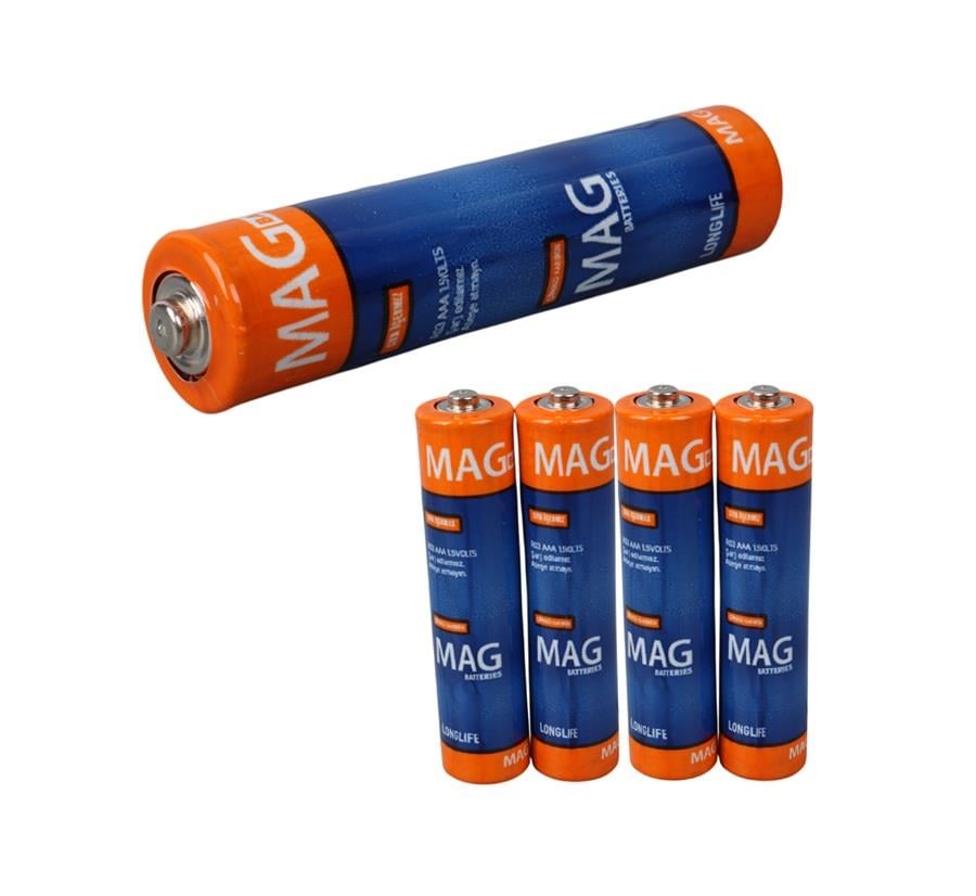 MAG Çinko AAA İnce Kalem Pil 4Lü Paket