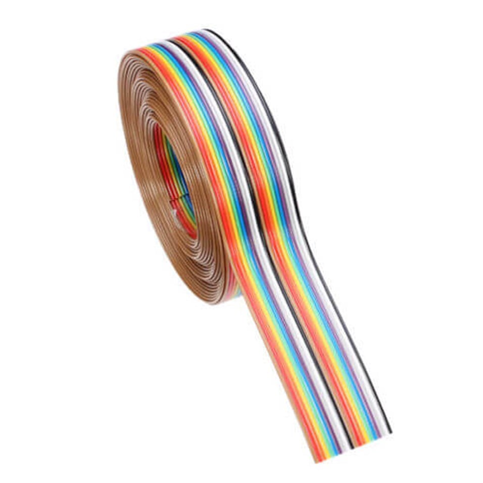 16'lı Renkli Flat Kablo 1,27mm