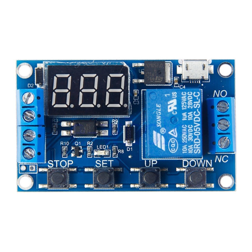 1'Li 5v Röle Zamanlı Modül