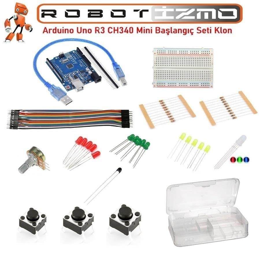 Arduino Uno Mini Başlangıç Seti Klon