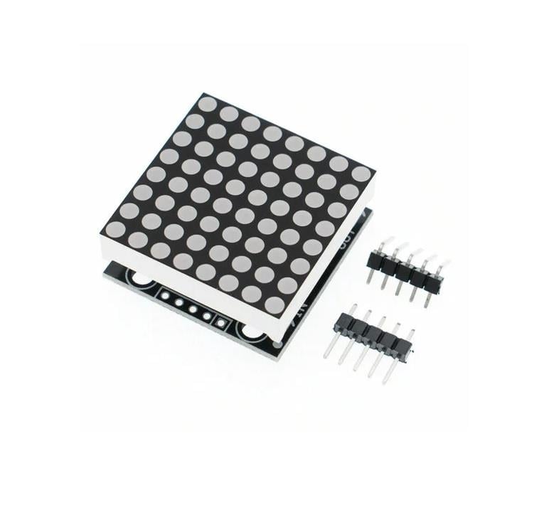 8x8 Dot Matrix Kartı Peşpeşe Takılabilir MAX7219 Smd