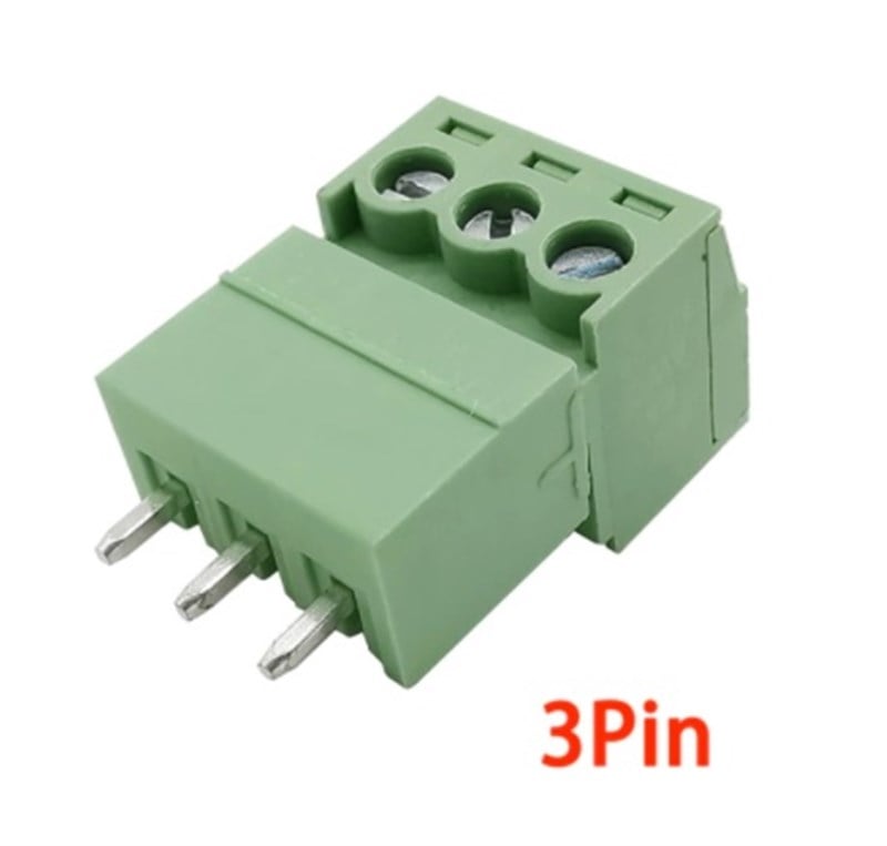 3 Pin 3.81mm 180' Geçmeli Takım Klemens