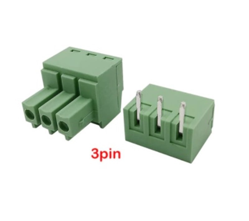 3 Pin 3.81mm 90' Geçmeli Takım Klemens