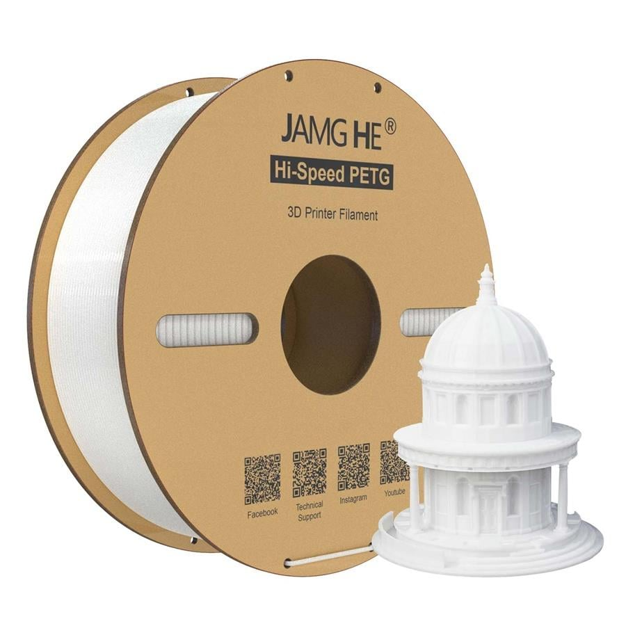JAMG HE Hyper PETG Filament Beyaz 1.75mm 1Kg