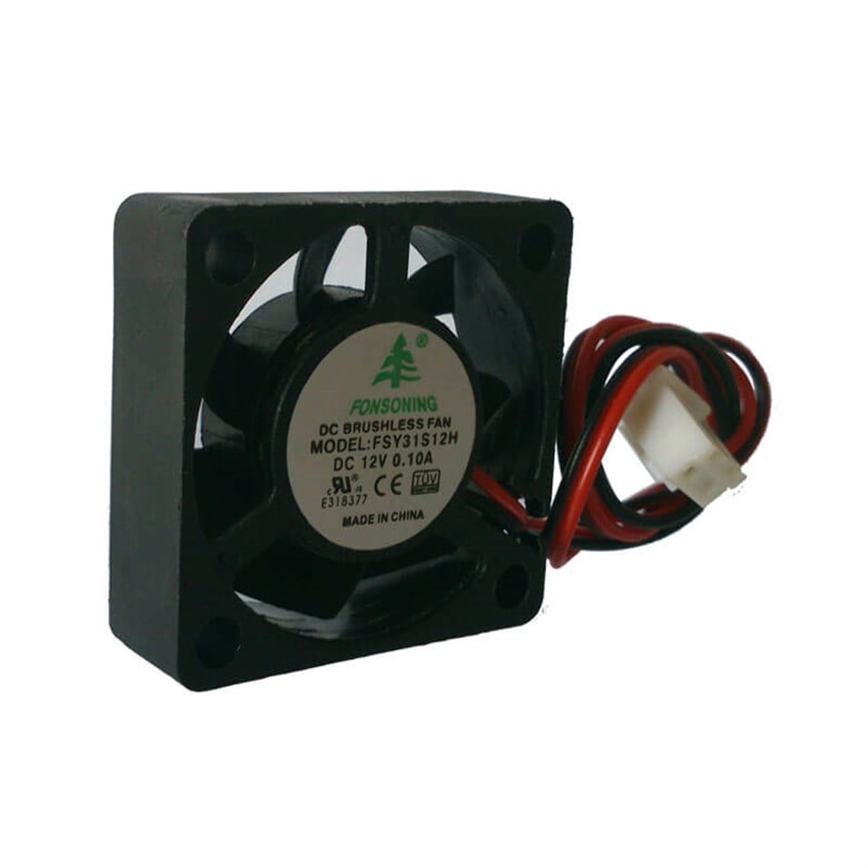 3x3 12V Fan 10mm 0,08A