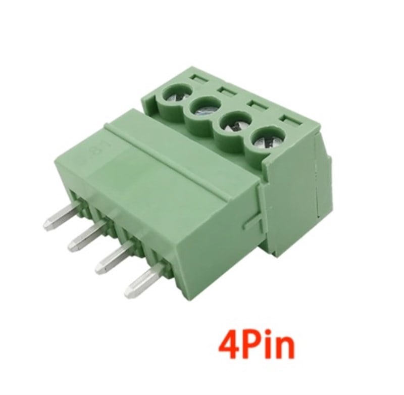 4 Pin 3.81mm 180' Geçmeli Takım Klemens