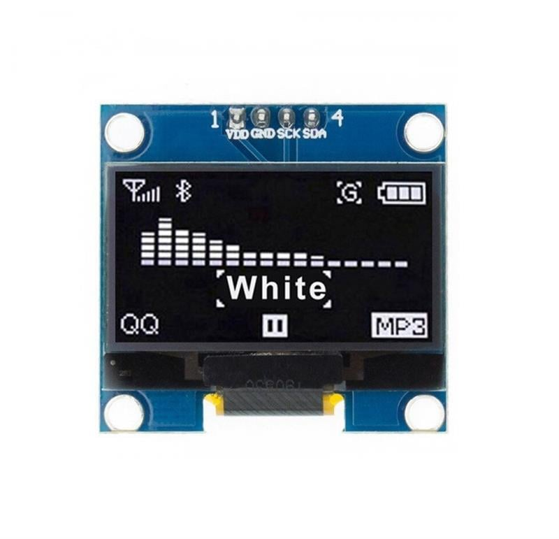 1.3 inch 128x64 Beyaz Oled Grafik Lcd Ekran SH1106 4 Pin I2C