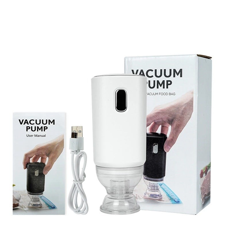 Şarj Edilebilir Elektrikli Filament Poşeti Vakum Pompası