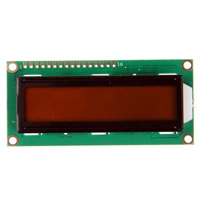 2x16 Turuncu Lcd üst Bağlantı