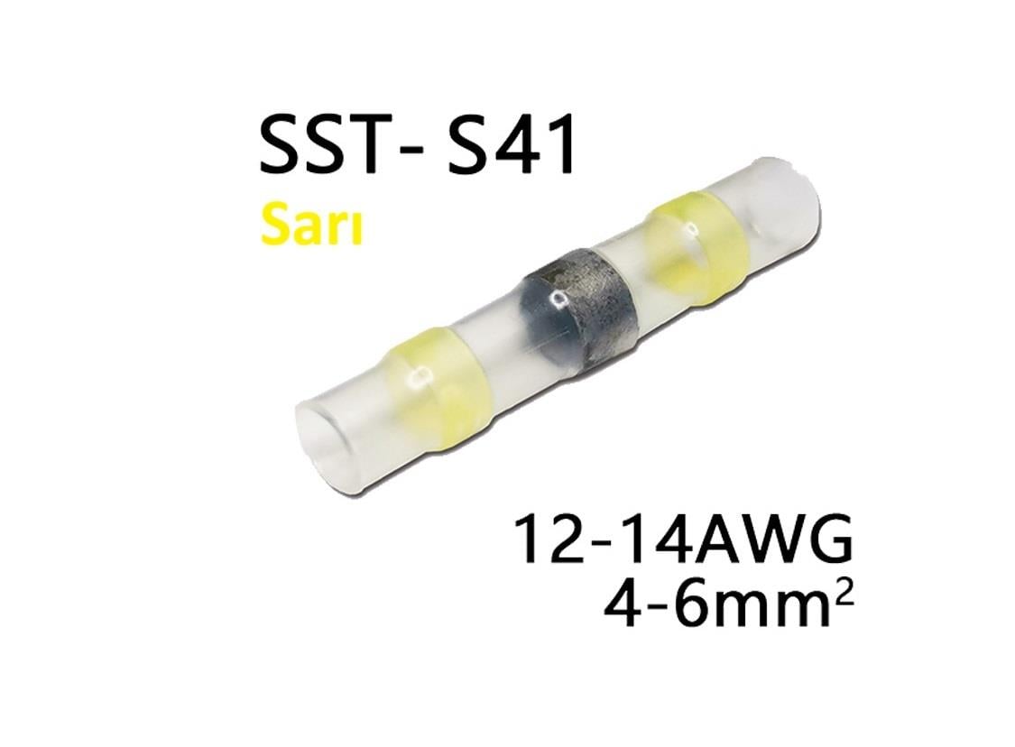 Lehimli Makaron Isı ile Daralan Lehimli Makaron SST S41 Sarı