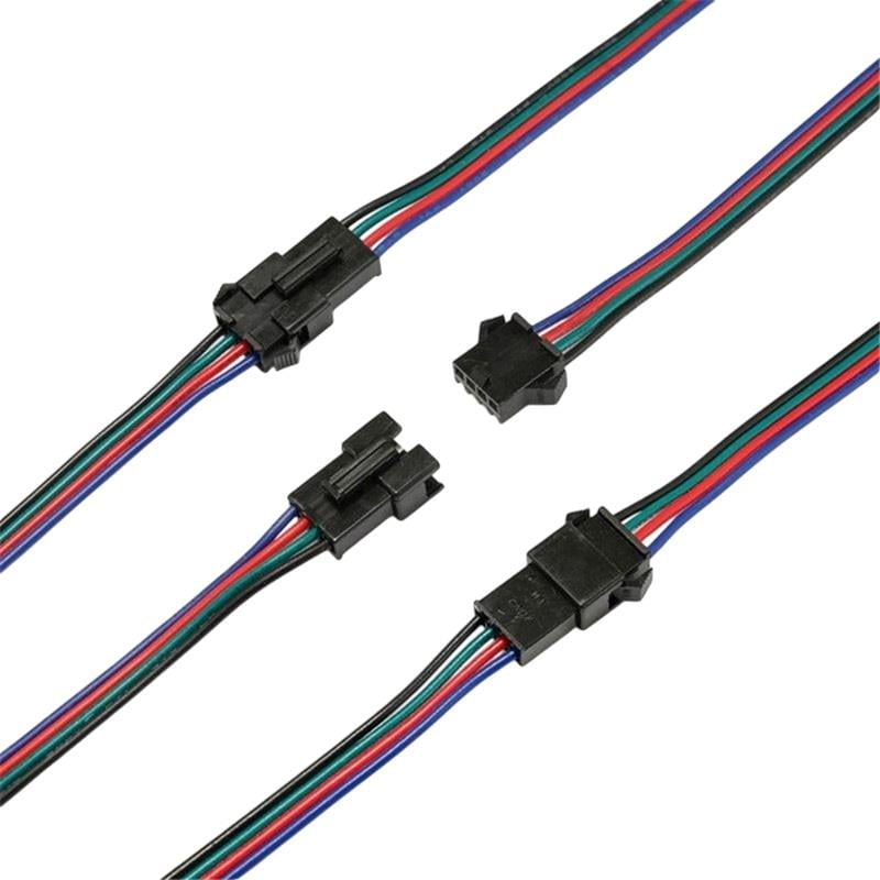 4 Pin SM JST Kablolu Konnektör Erkek Dişi