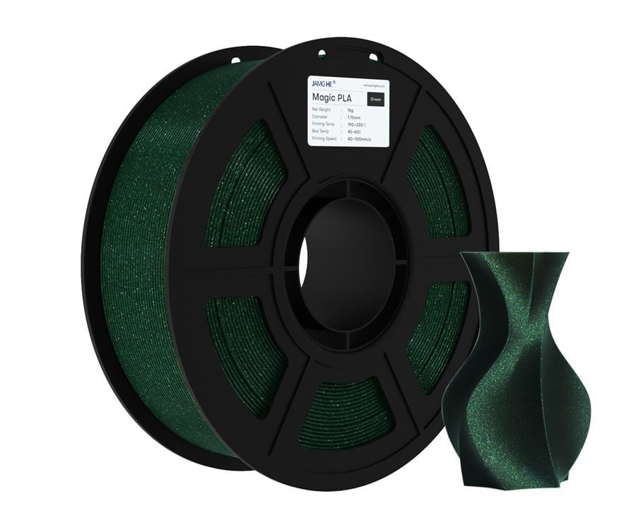 JAMG HE Magic PLA Yeşil Filament 1.75mm 1Kg