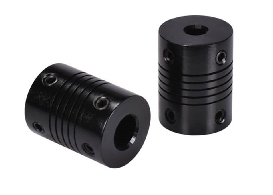 5mm-8mm 3D Yazıcı Esnek Kaplin Siyah