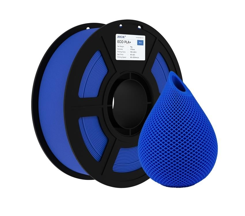 JAMG HE Eco PLA+ Plus Filament Mavi 1.75mm 1Kg
