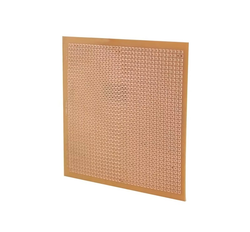 Tek Taraflı Delikli plaket 12X12 cm