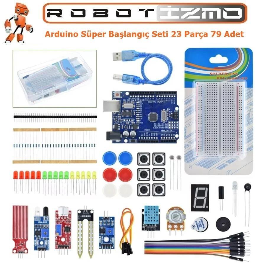 Arduino Süper Başlangıç Seti 23 Parça 79 Adet