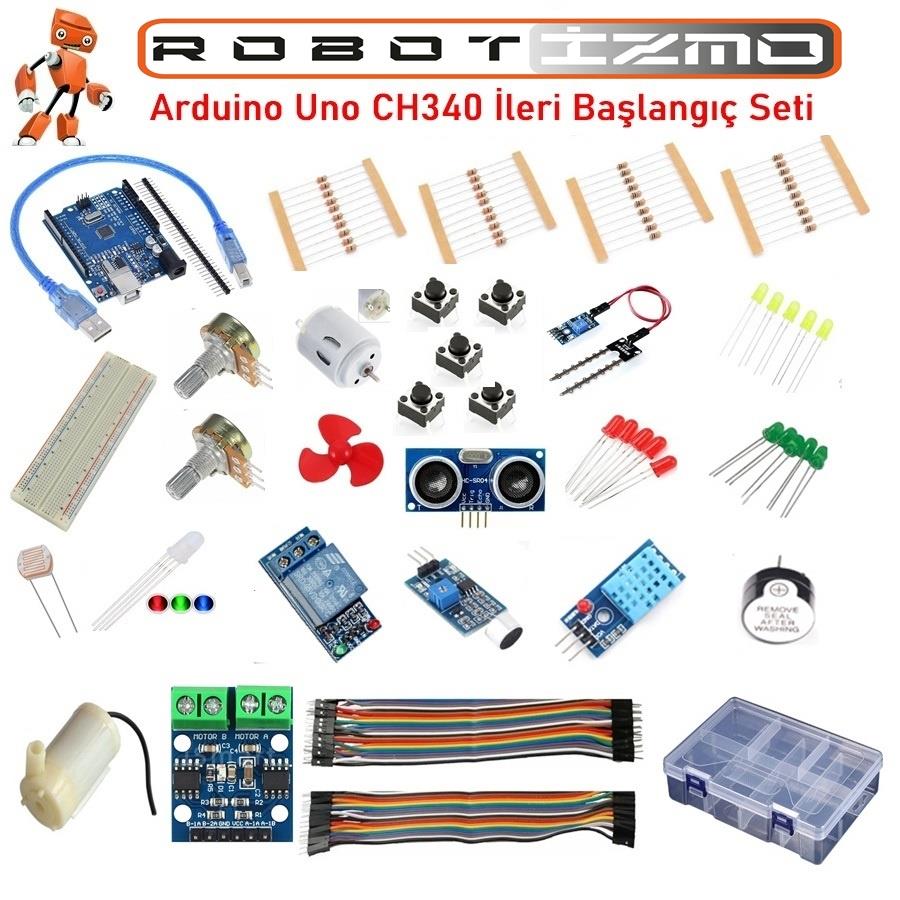 Arduino Uno CH340 İleri Başlangıç Seti 
