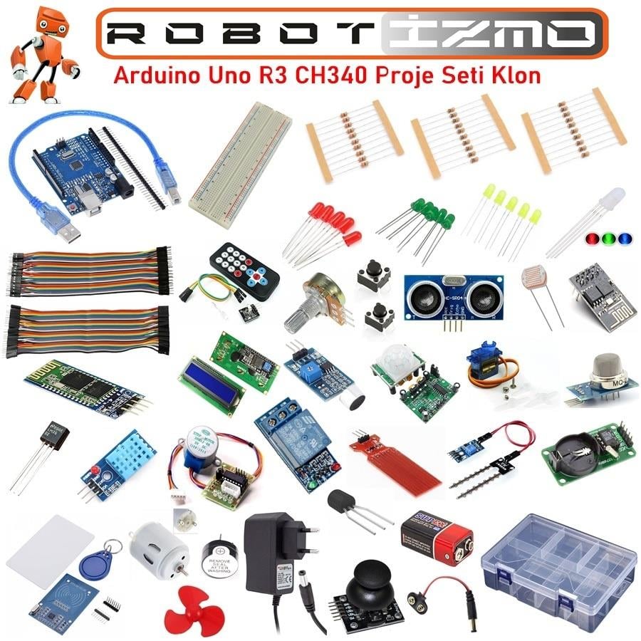 Arduino Eğitim Seti Uno R3 DIP L Paket