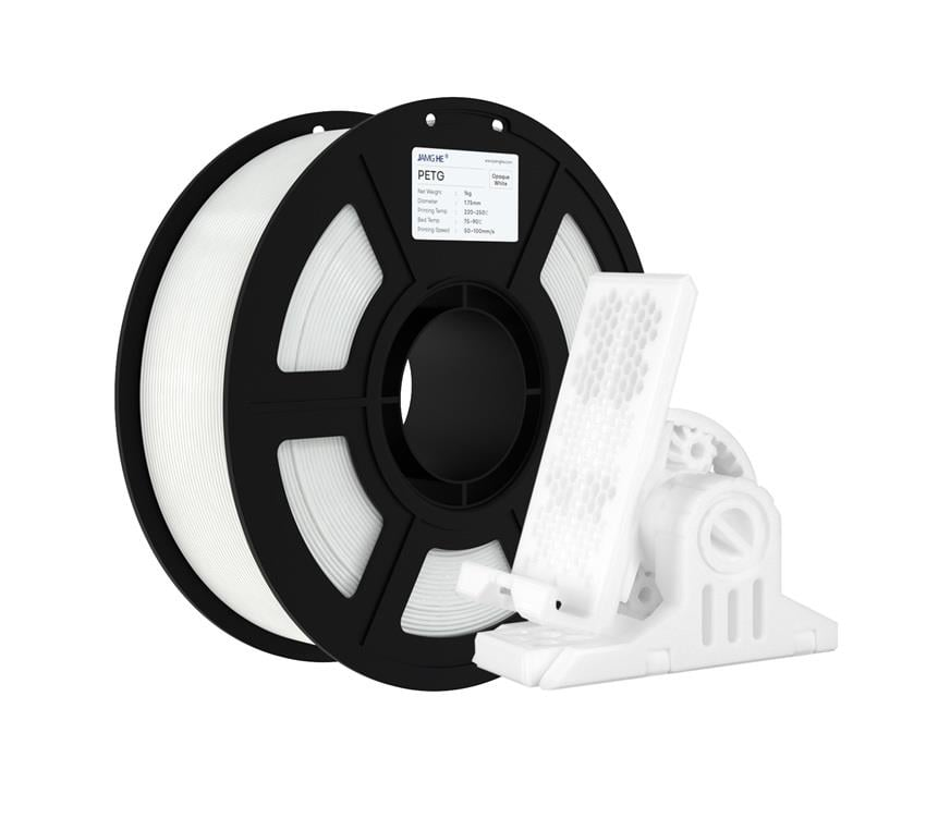 JAMG HE PETG Filament Düz Beyaz 1.75mm 1Kg