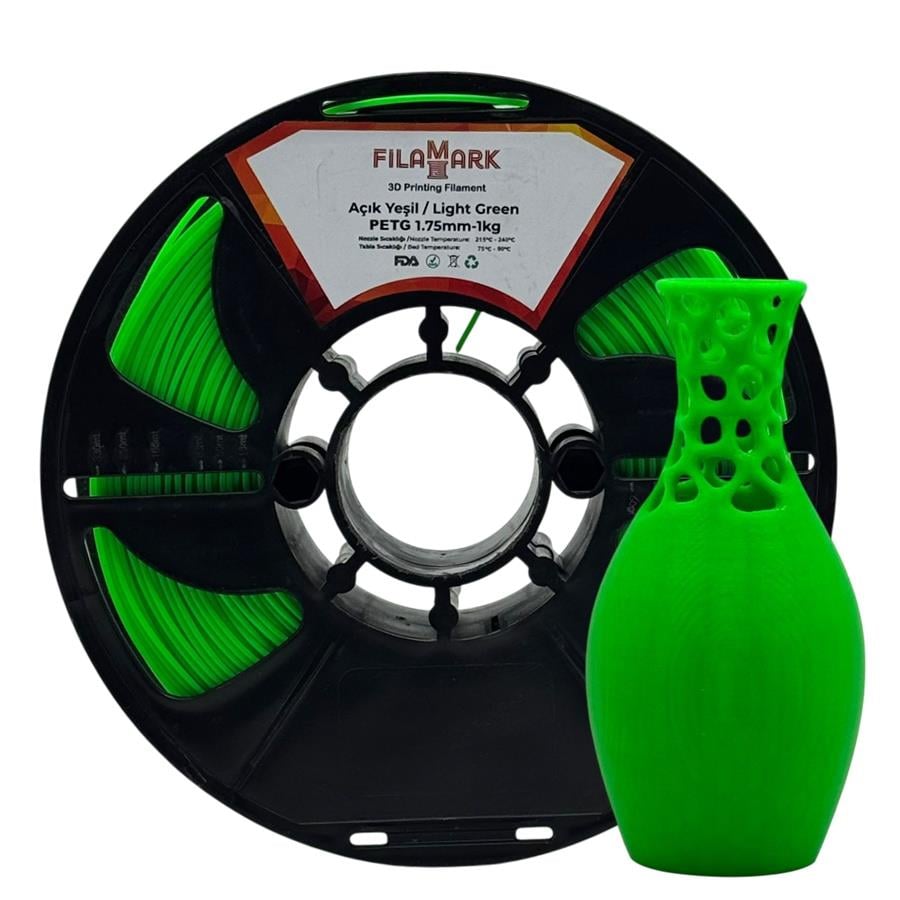 FilaMark PETG Filament Açık Yeşil 1.75mm 1Kg
