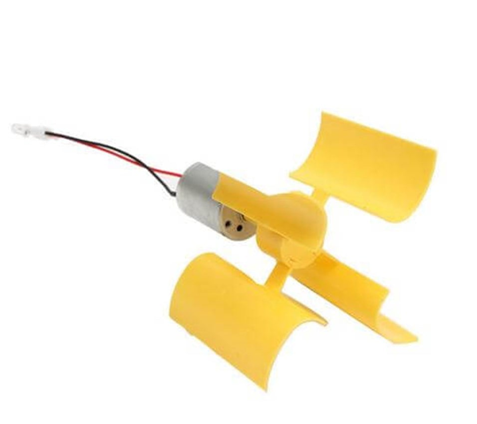 Elektrik Üreten Motor Pervane Kiti Rüzgar Enerjisi Dönüşüm Seti