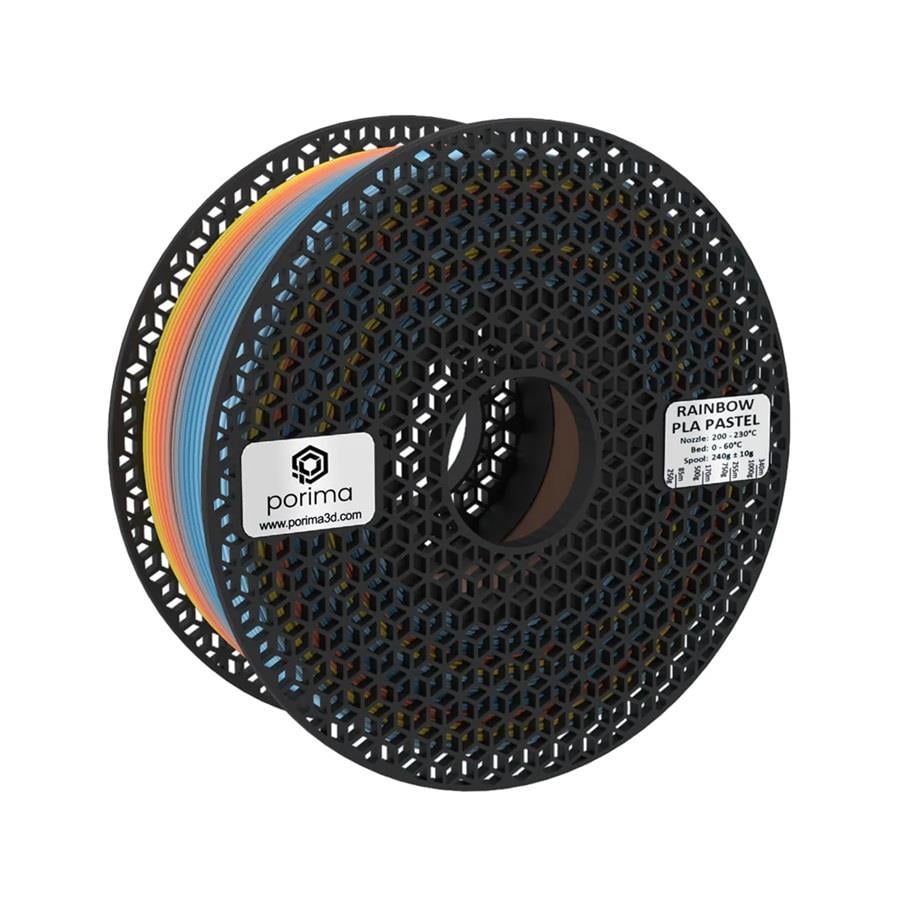 Porima PLA Pastel Rainbow Filament 1,75mm 1Kg