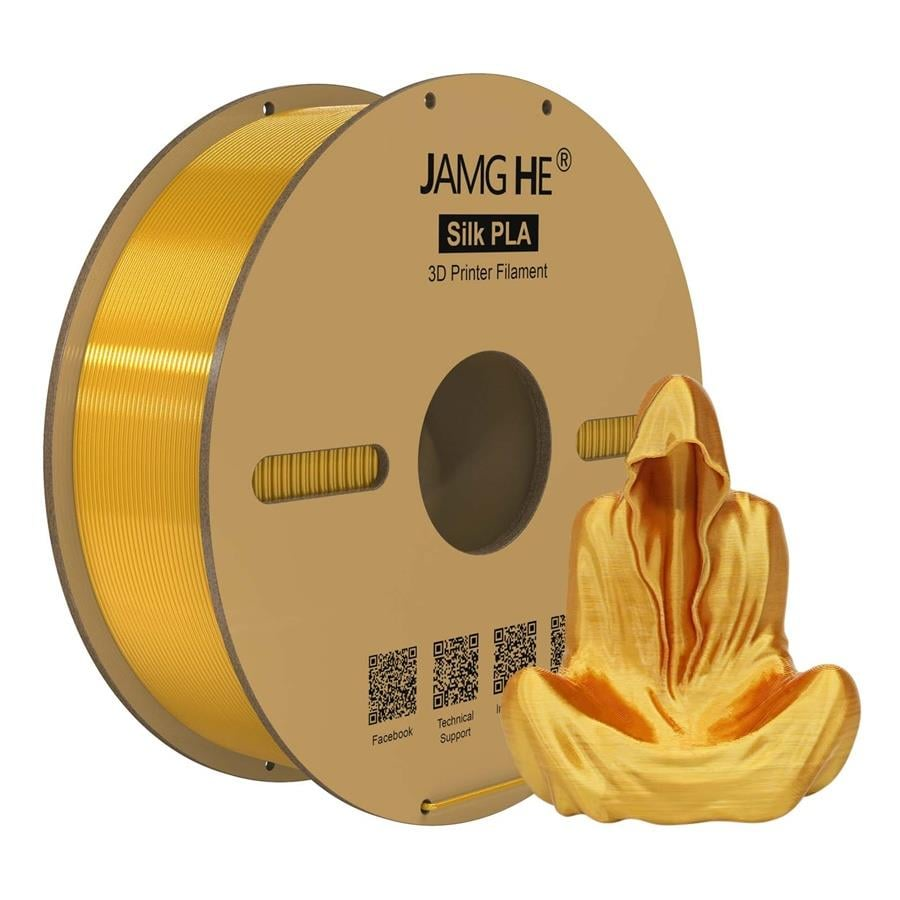 JAMG HE Silk PLA Altın Filament 1.75mm 1Kg