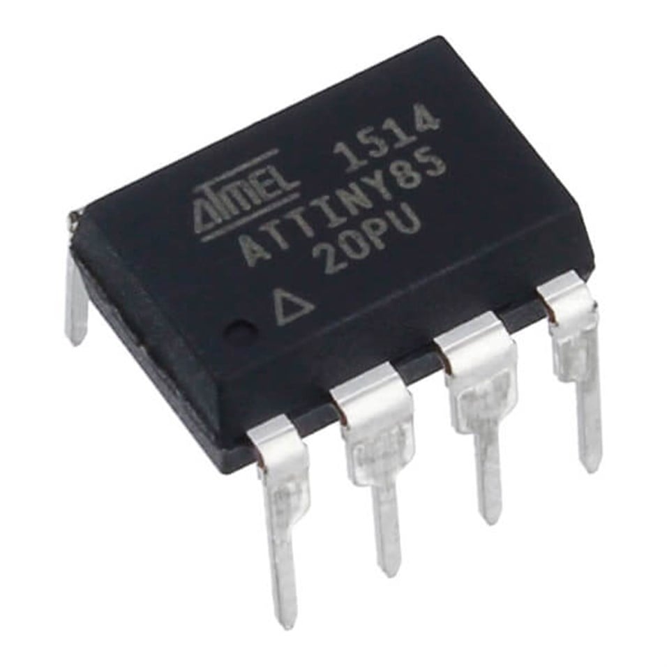 ATtiny85-20PU DIP-8 Mikrodenetleyici 8-Bit 20MHz