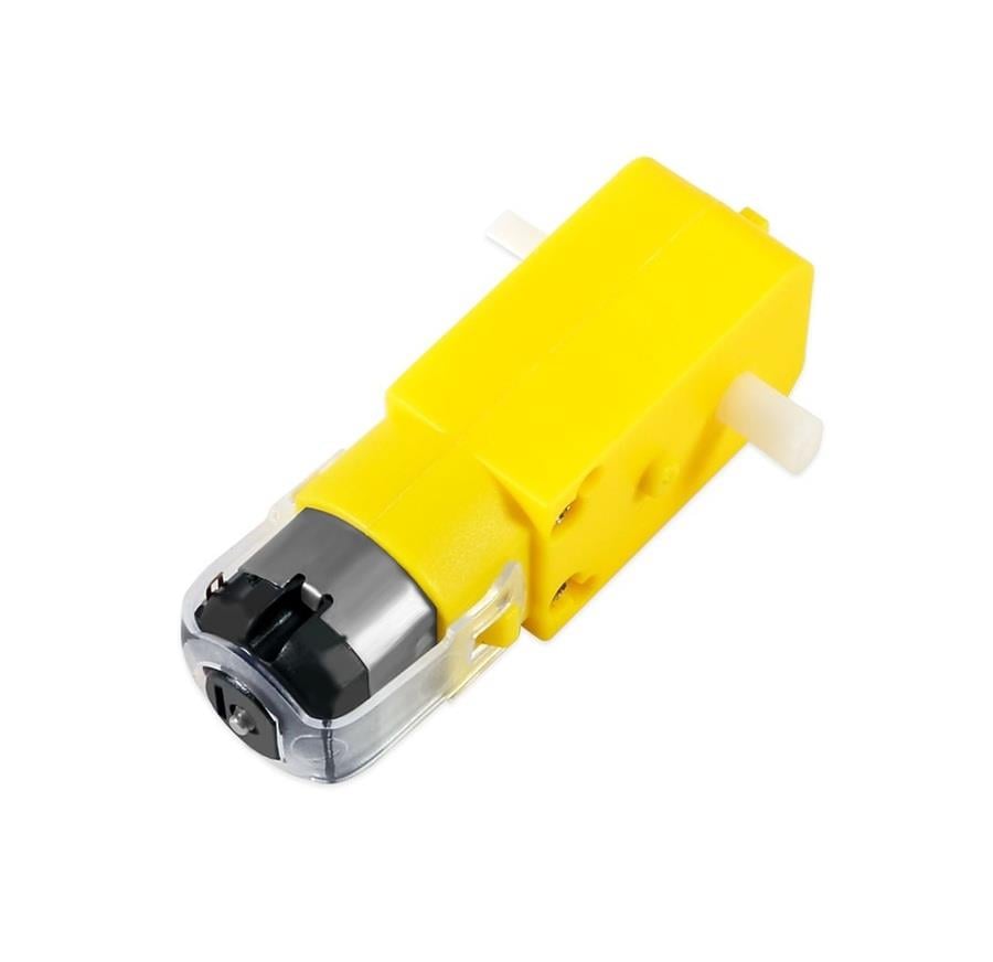 6V 250 RPM Redüktörlü Motor - Sarı Motor