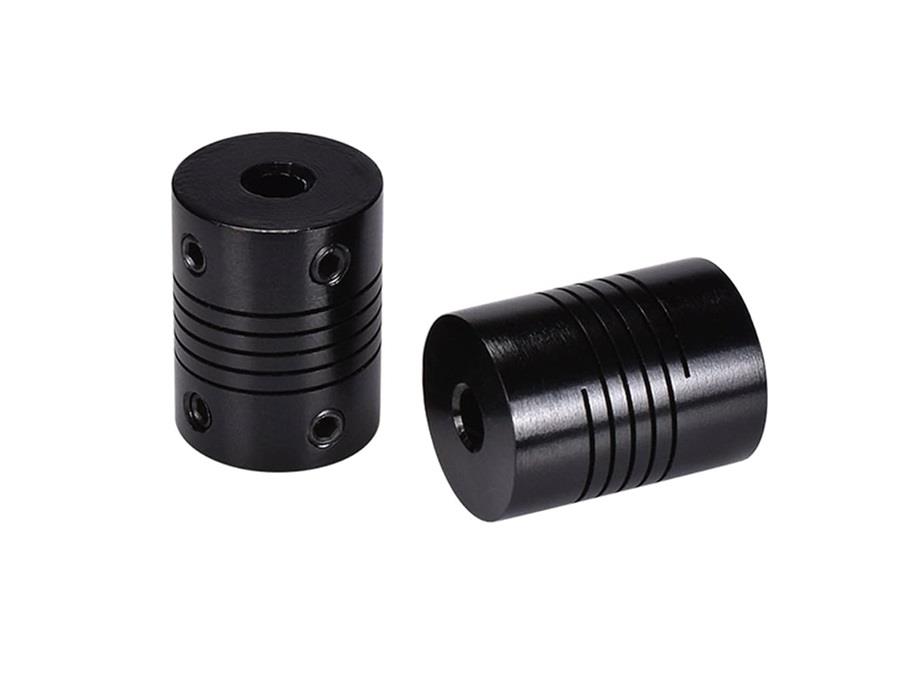 5x5mm Esnek Kaplin Siyah Alüminyum