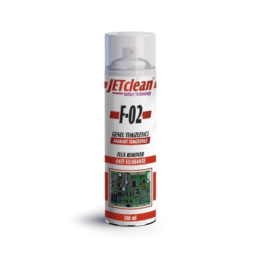 Jetclean F-02 500 Ml Flux Anakart Temizleme Sıvısı Sprey