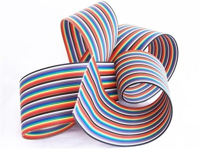 40'lı Renkli Flat Kablo 1,27mm