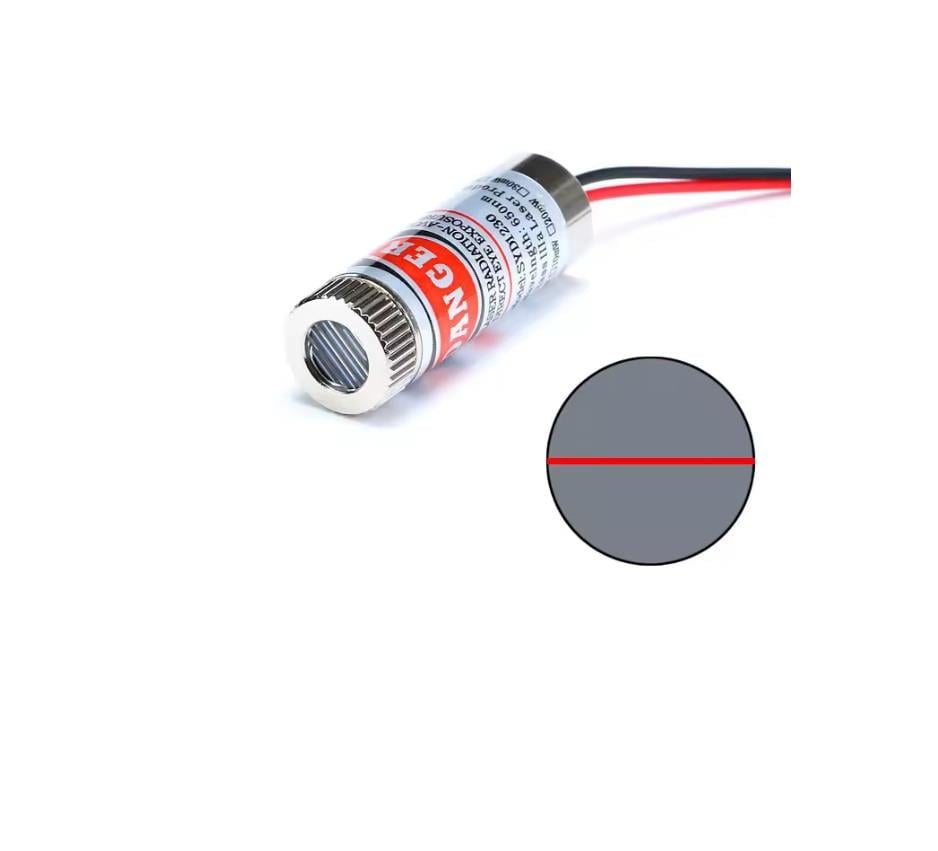 Kırmızı Çizgi Lazer 5V 650nm 5mW