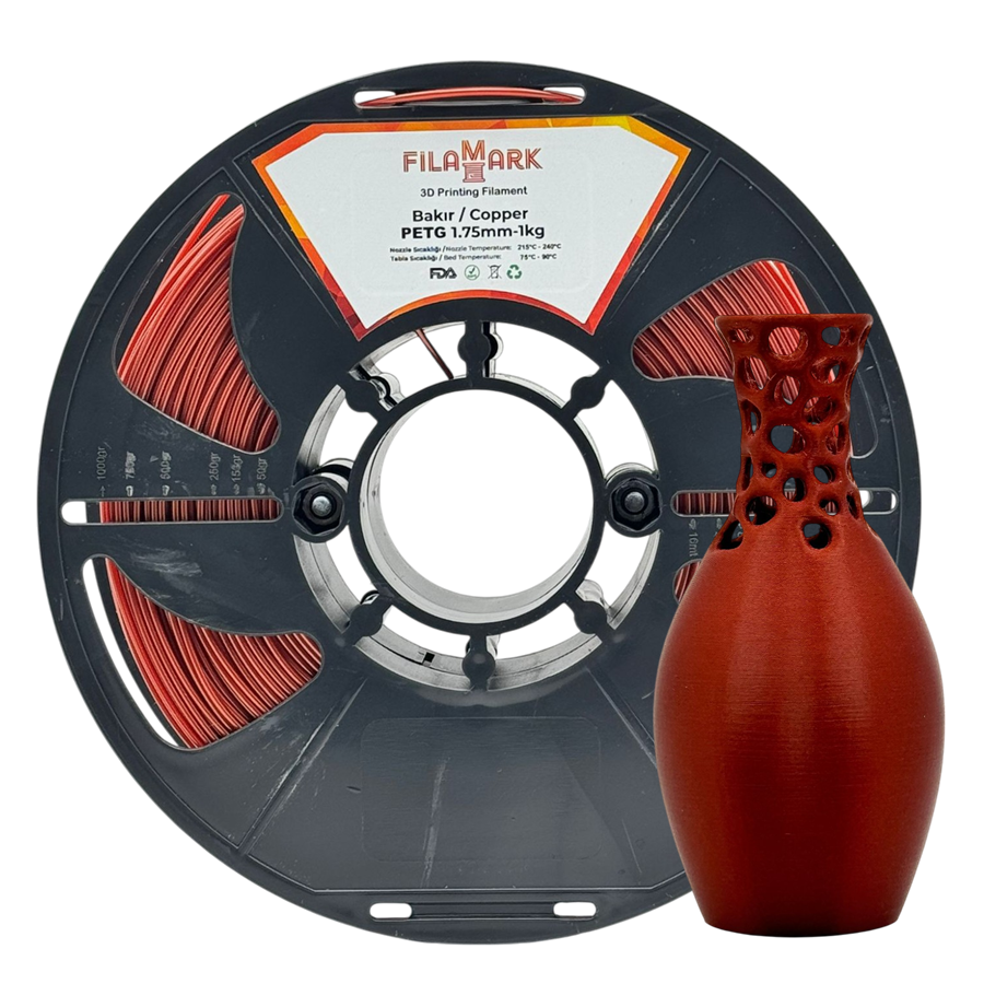 FilaMark PETG Filament Bakır 1.75mm 1Kg