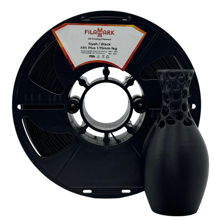 FilaMark ABS Plus Siyah Filament 1.75mm 1Kg