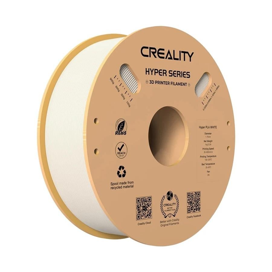 Creality Hyper PLA Beyaz Filament 1.75mm 1Kg