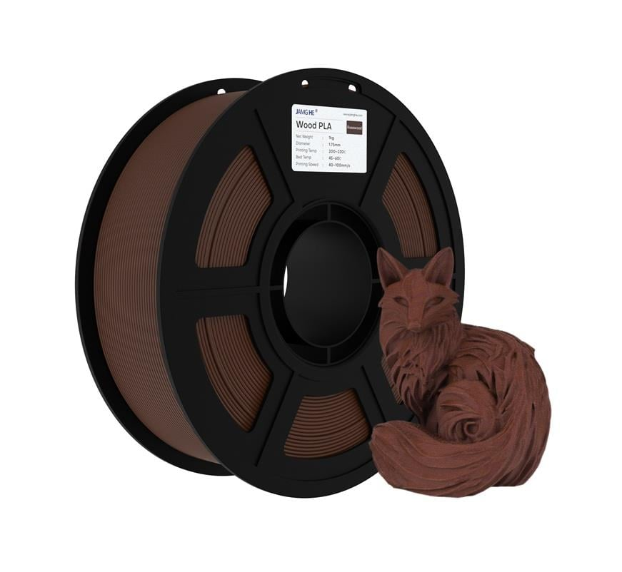 JAMG HE Rose Wood PLA Gül Ağacı Ahşap Filament 1.75mm 1Kg