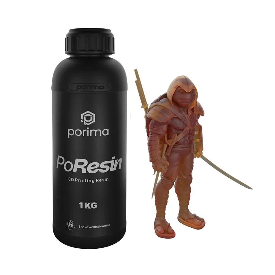 PoResin Transparan Standart Reçine Helios Orange 1Kg