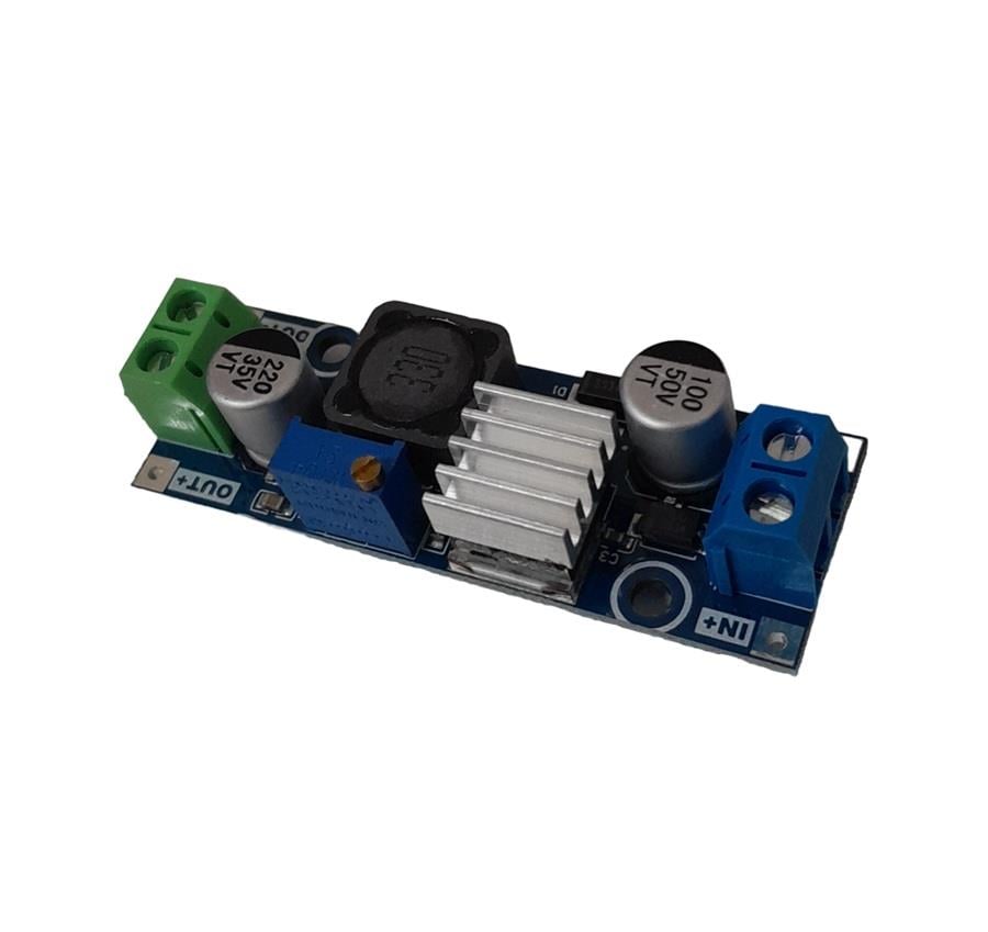 LM2596 3A Ayarlanabilir Voltaj Regülatörü Klemensli